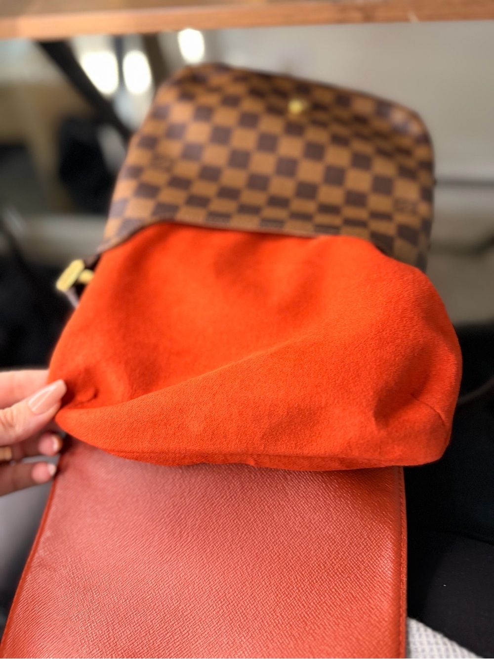 AUTHENTIC - Louis Vuitton Damier Ebene Musette Salsa Crossbody - Picture 15 of 17